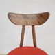 4 chairs Bistro/banana style Luterma sitting vintage Red