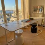 Carrara marble table