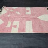 Beni Mrirt rug, handmade in traditional style, size 140 x 260 cm.