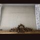 Large mirror from the Napoleonic III era with a floral pediment.