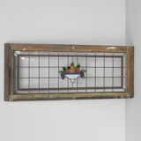 Art Deco stained glass window, 74 x 178 cm