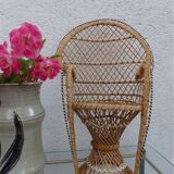 Emmanuelle mini rattan armchair