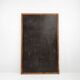 Baroque black large oak fireplace mirror, France ca. 1850