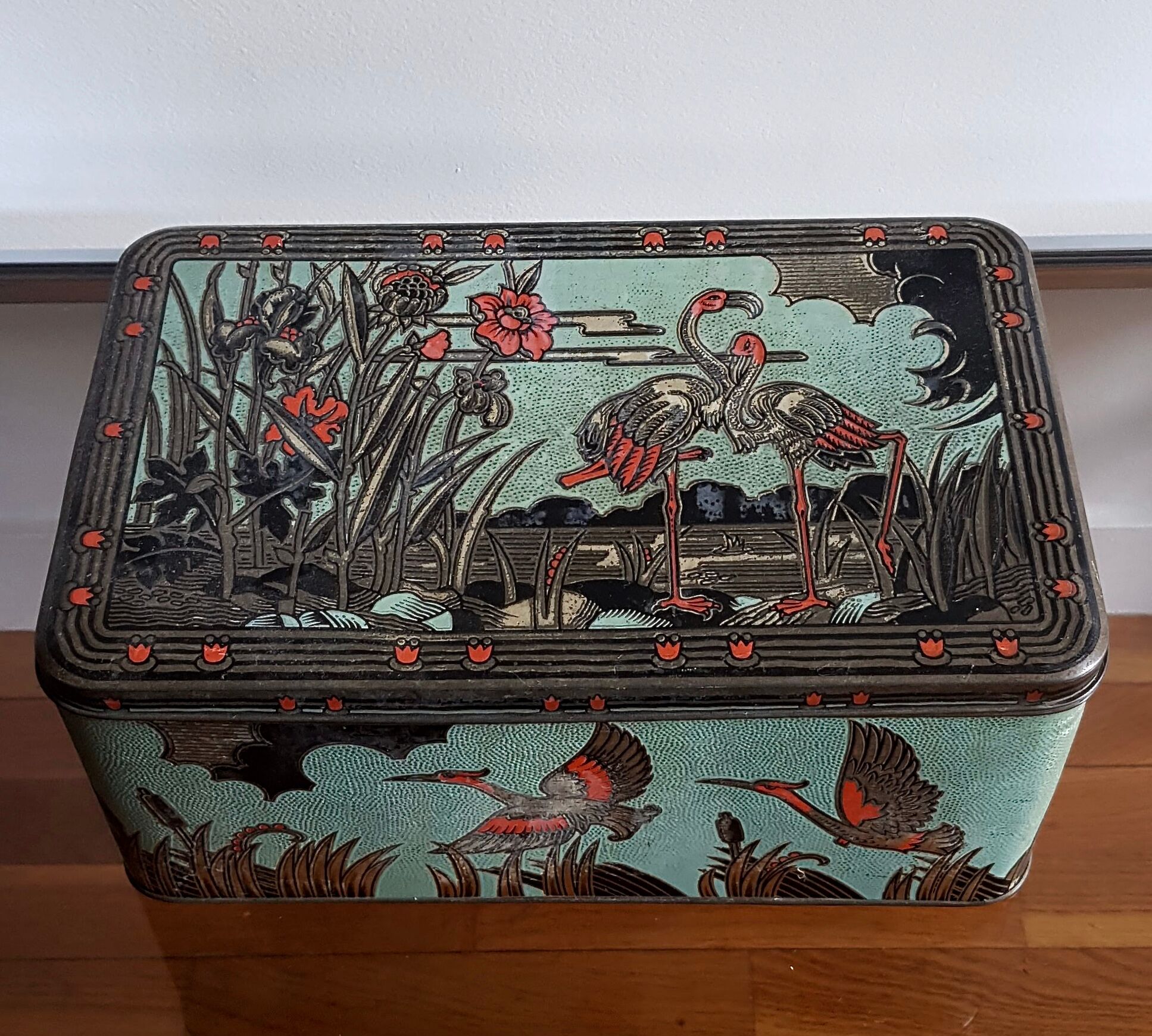 Vintage metal box