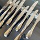 Vintage Knives - Stainless Steel - Old Cutlery - Tableware Service