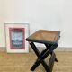 Tabouret pliable en cannage