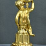 Pair of Gilt Bronze Candlesticks, Louis XVI Style – Mid 19th Century