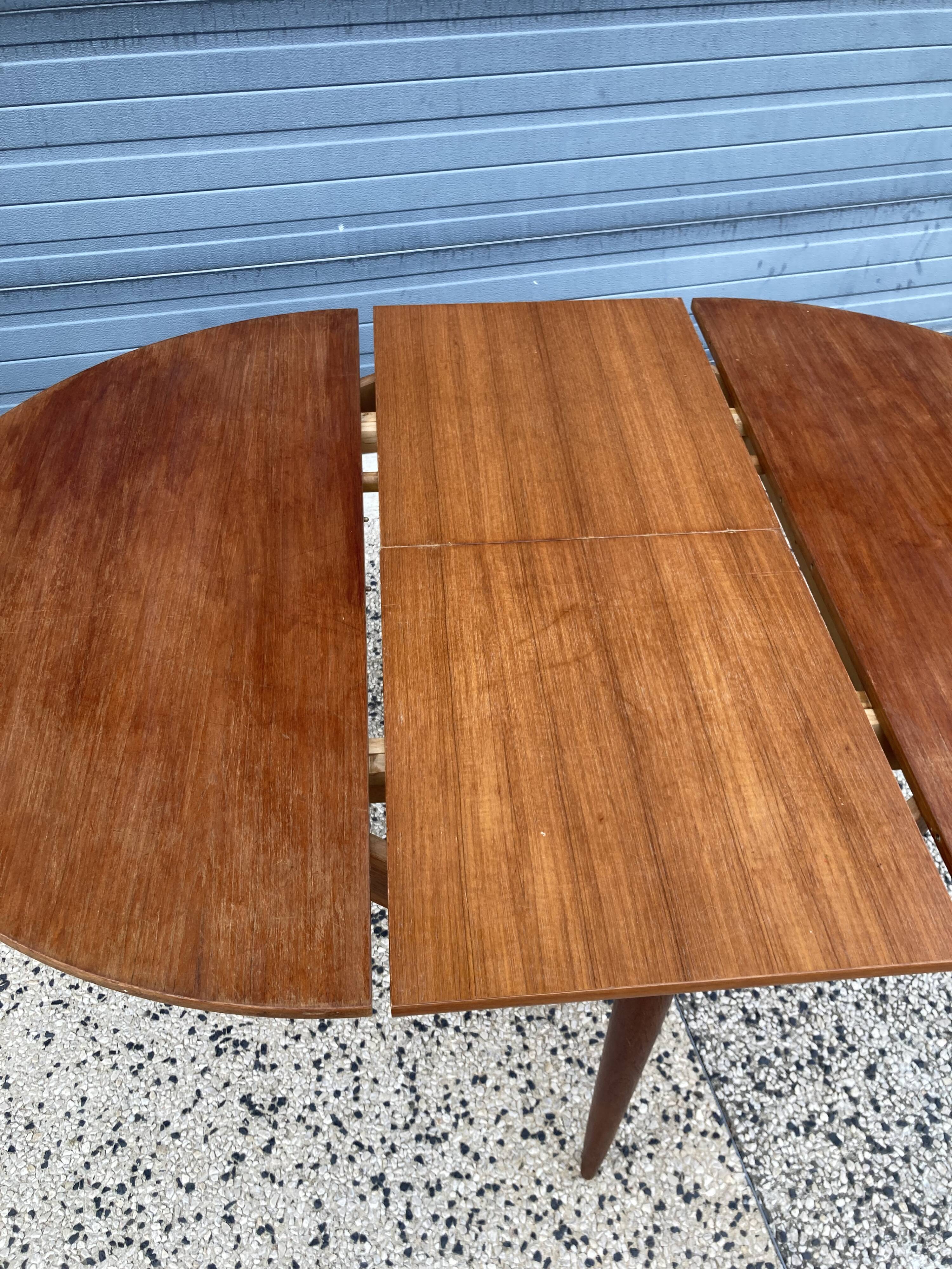 Scandinavian-style round table