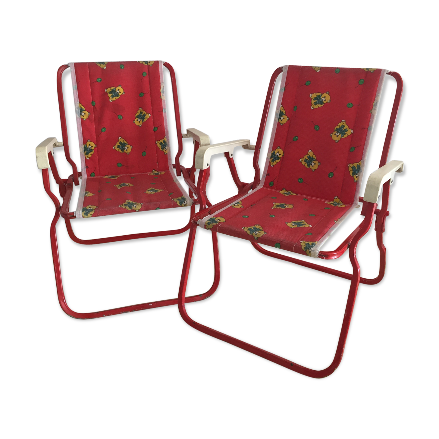 Pair of folding chairs children