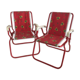 Paire de fauteuils pliants enfants