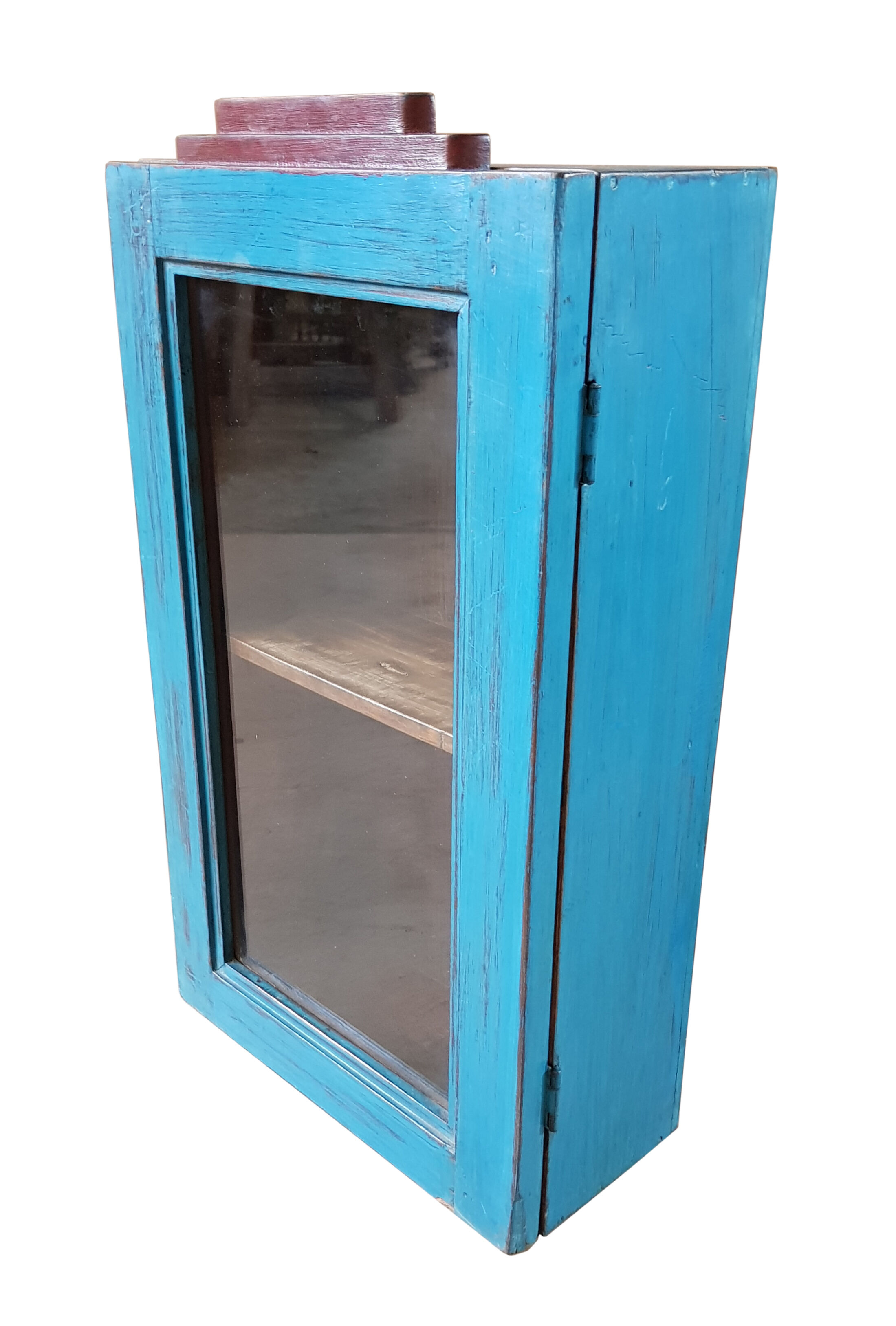 Medicine cabinet - showcase - Burmese teak wall shelf