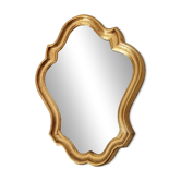 Baroque mirror in gilded wood from the 1960s.
