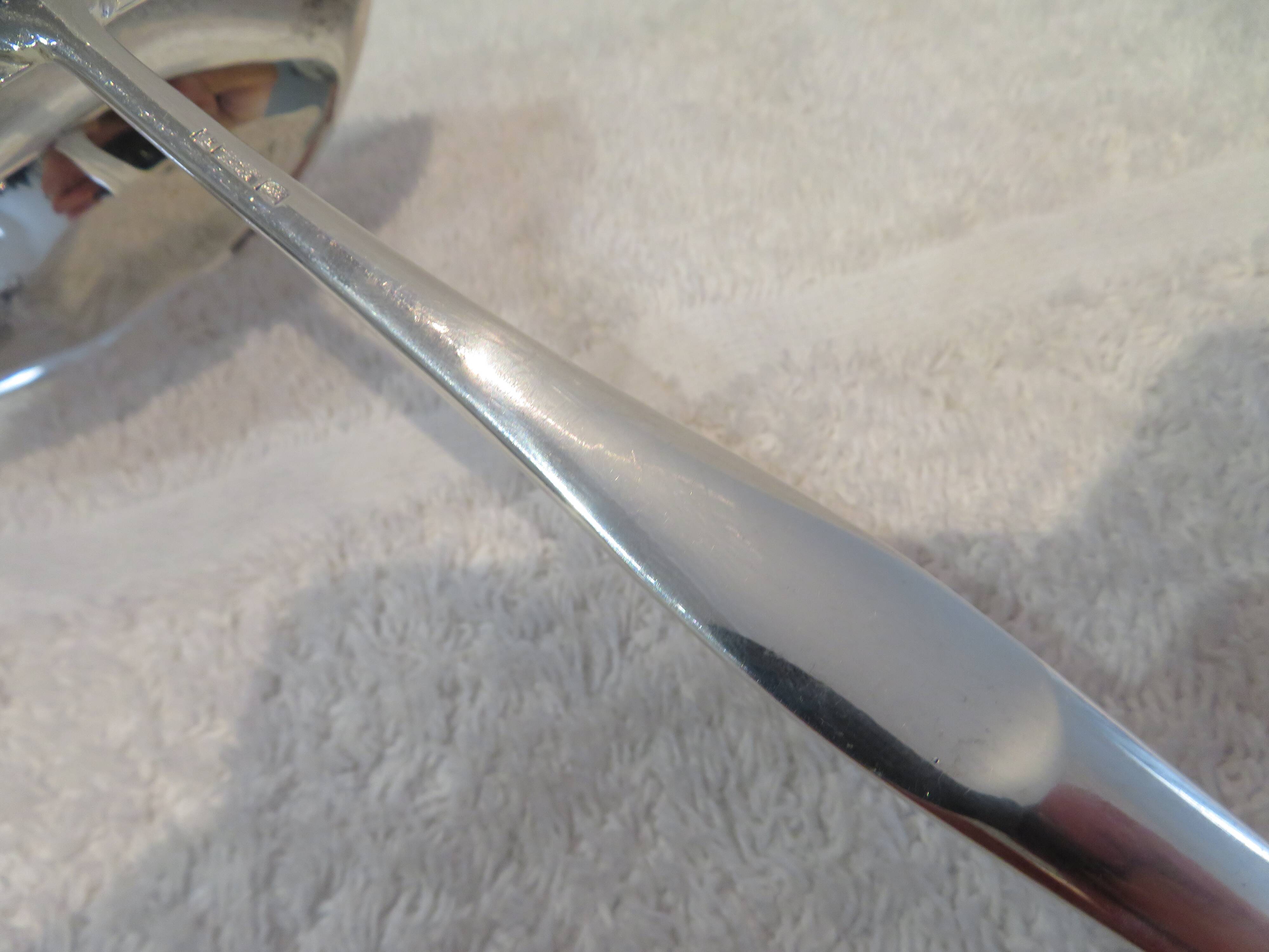 Christofle Duo silver plated soup ladle, 24.5cm