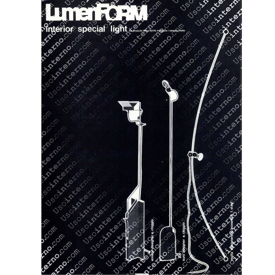 “Suro” floor lamp by Ennio Chiggio for Lumenform, 1970s