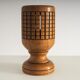 Vintage wooden lattice accent lamp