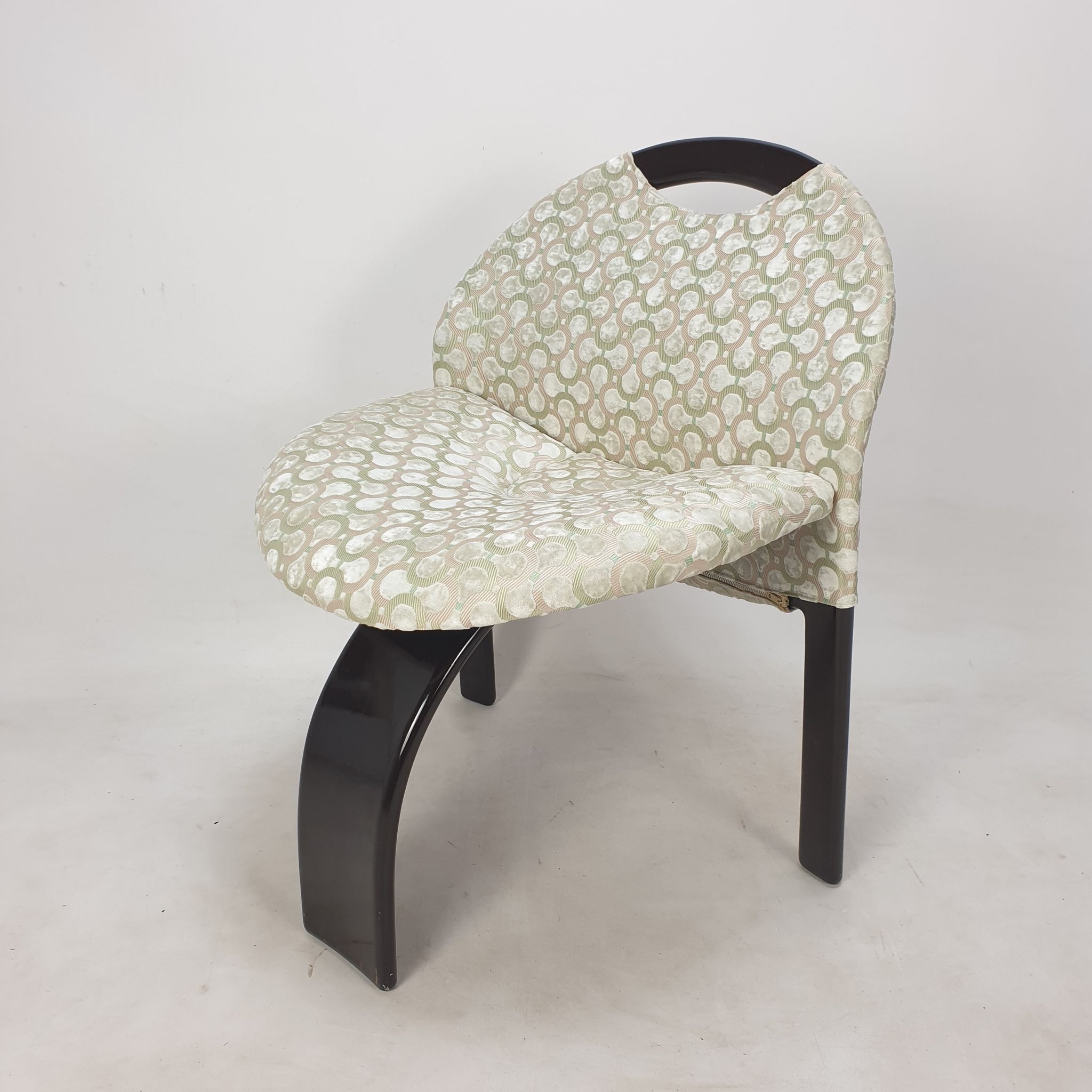 Ensemble de 4 chaises Giovanni Offredi Sail par Saporiti Italie 1973