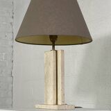 vintage marble and brass lamp