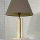 vintage marble and brass lamp