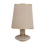 Table lamp in marble, brass and plastic, 1960