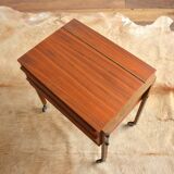 Scandinavian teak sewing box / worker 1960