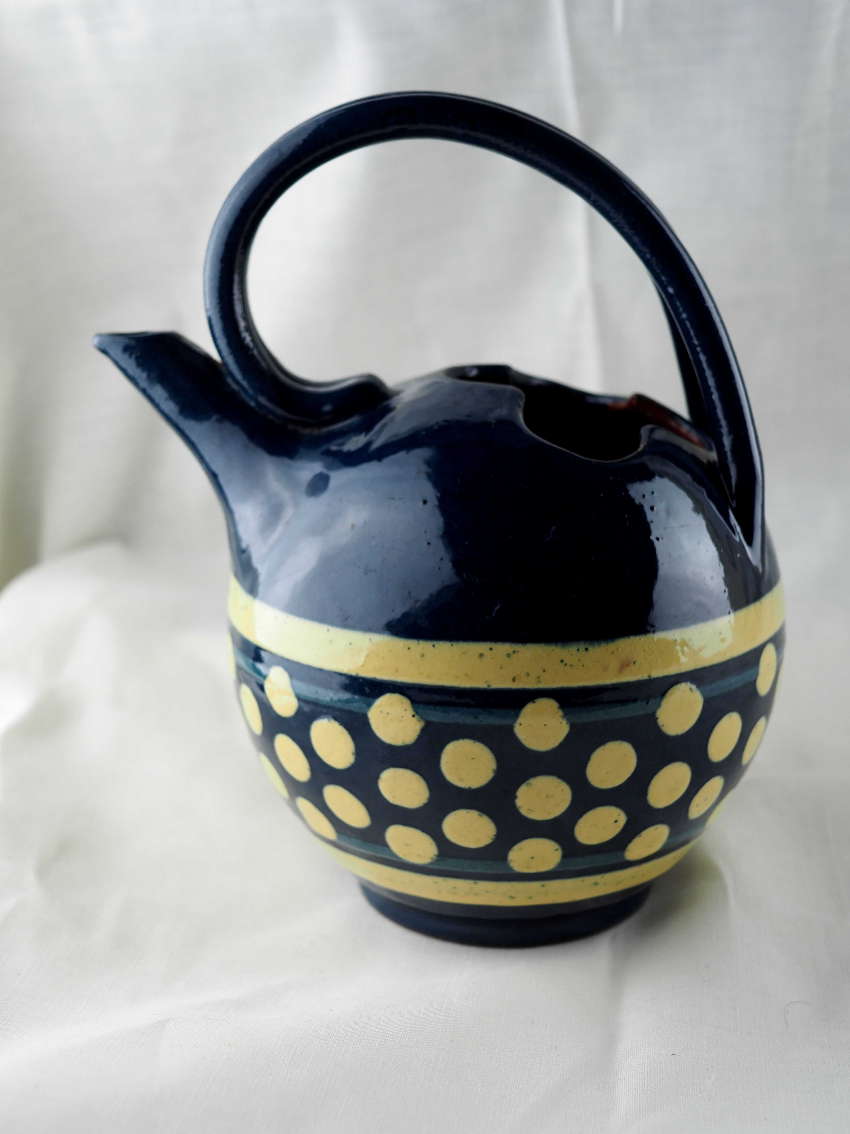 Polka dot pourer - Paul Jacquet - early XXth