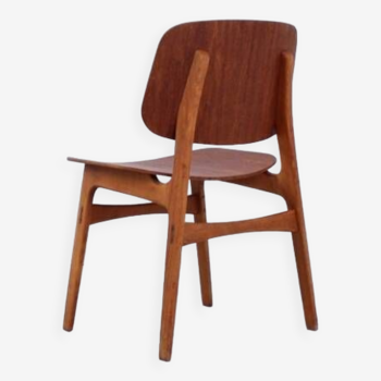 Rare - Model 155 “Shell” teak chair by Børge Mogensen from 1952 for the publisher Søborg Møbelfabrik
