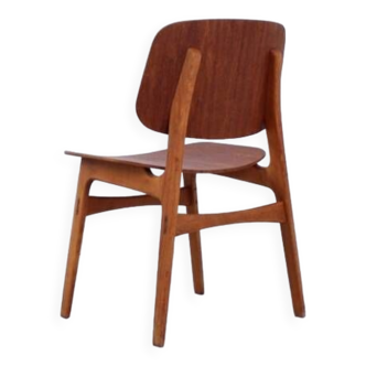 Rare - Model 155 “Shell” teak chair by Børge Mogensen from 1952 for the publisher Søborg Møbelfabrik