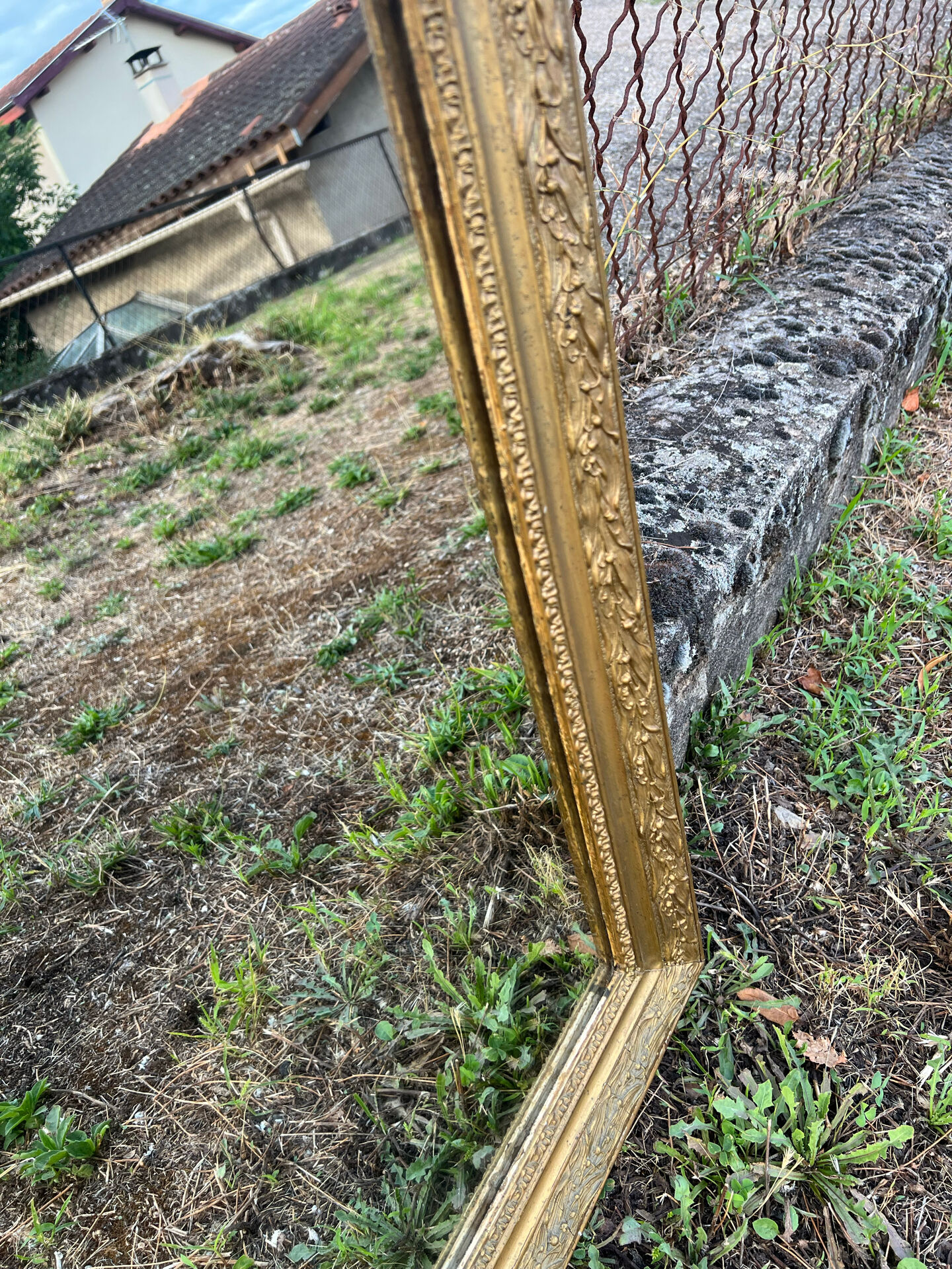 Louis Philippe mirror with a gold frame 69x54cm