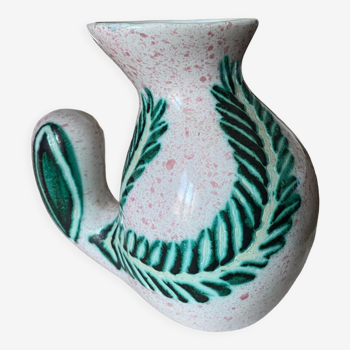 Charles Voltz vase in vintage ceramic from Vallauris