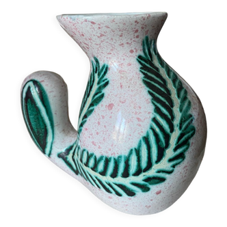 Charles Voltz vase in vintage ceramic from Vallauris