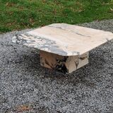 70s design marble coffee table