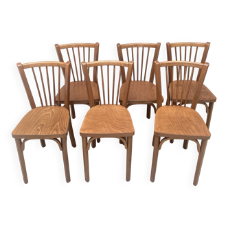 6 chaises bistrot Baumann