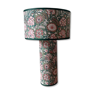 Lampe block print indien