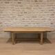Large solid wood table with extensions – elegant and friendly