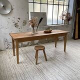 2m pine farm table