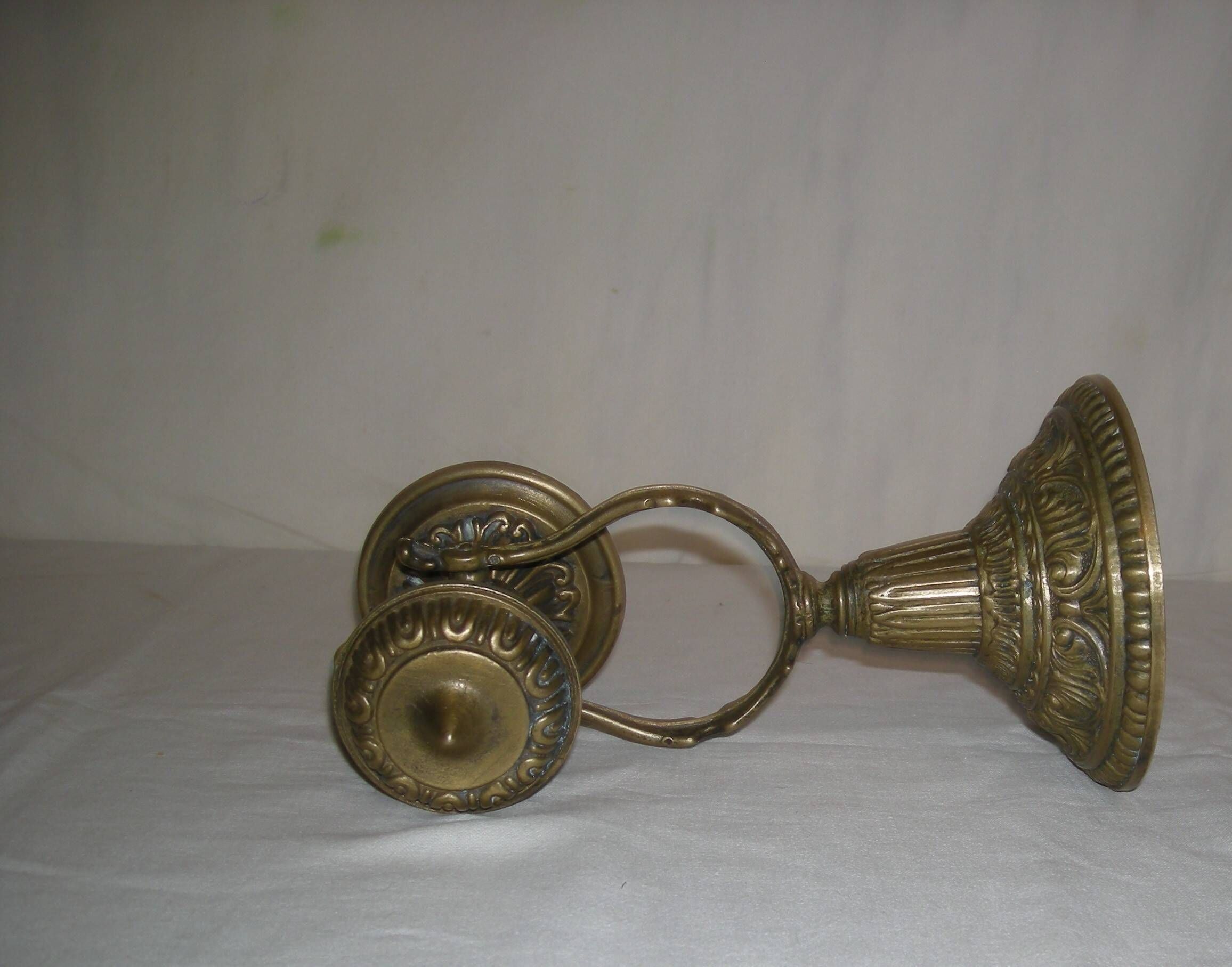 Applique bougeoir en bronze style maritime