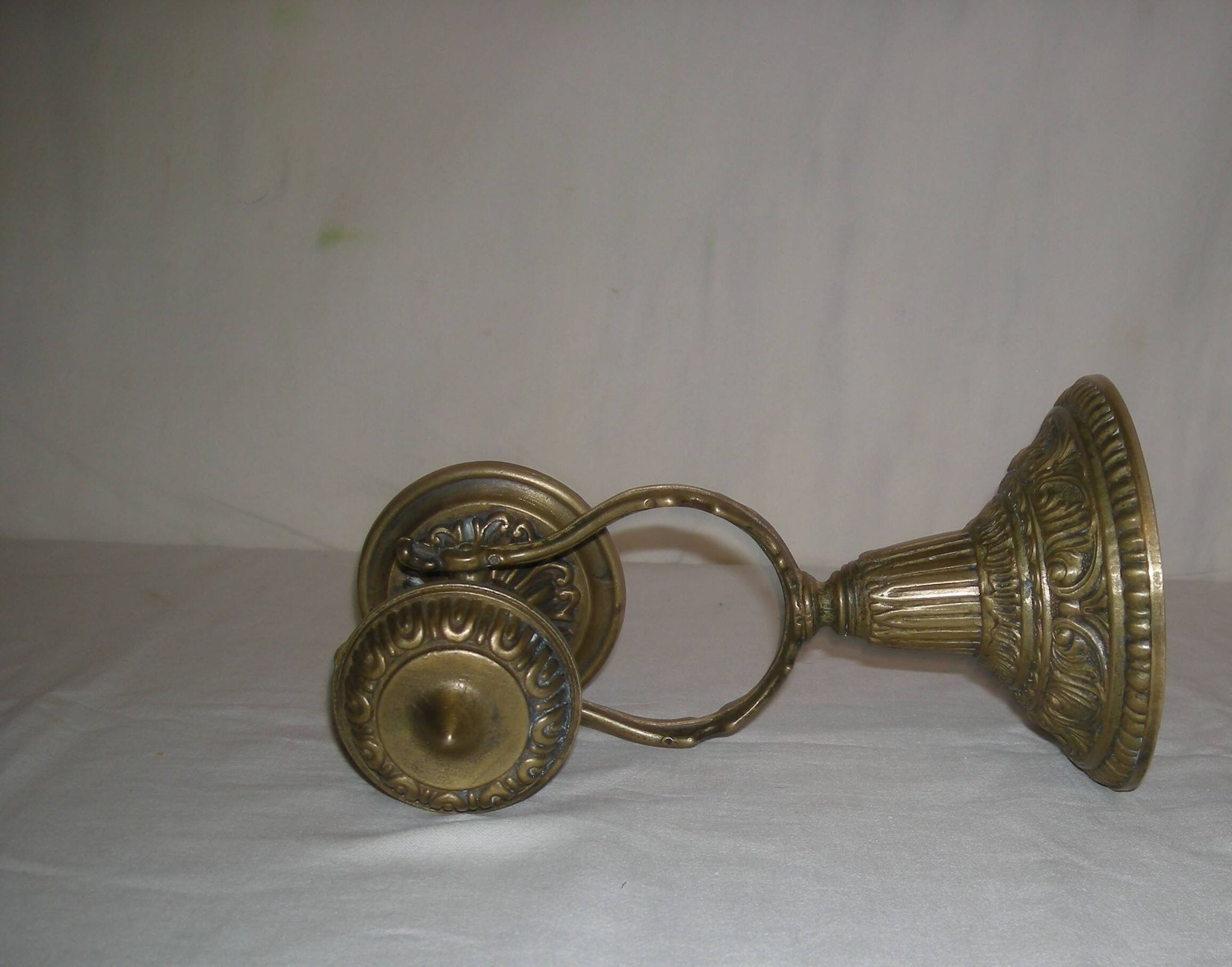 Applique bougeoir en bronze style maritime