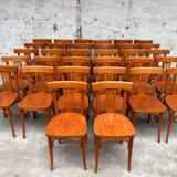Set of 32 vintage bistro chairs