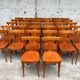 Set of 32 vintage bistro chairs