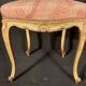 Pair of gilded wooden chairs