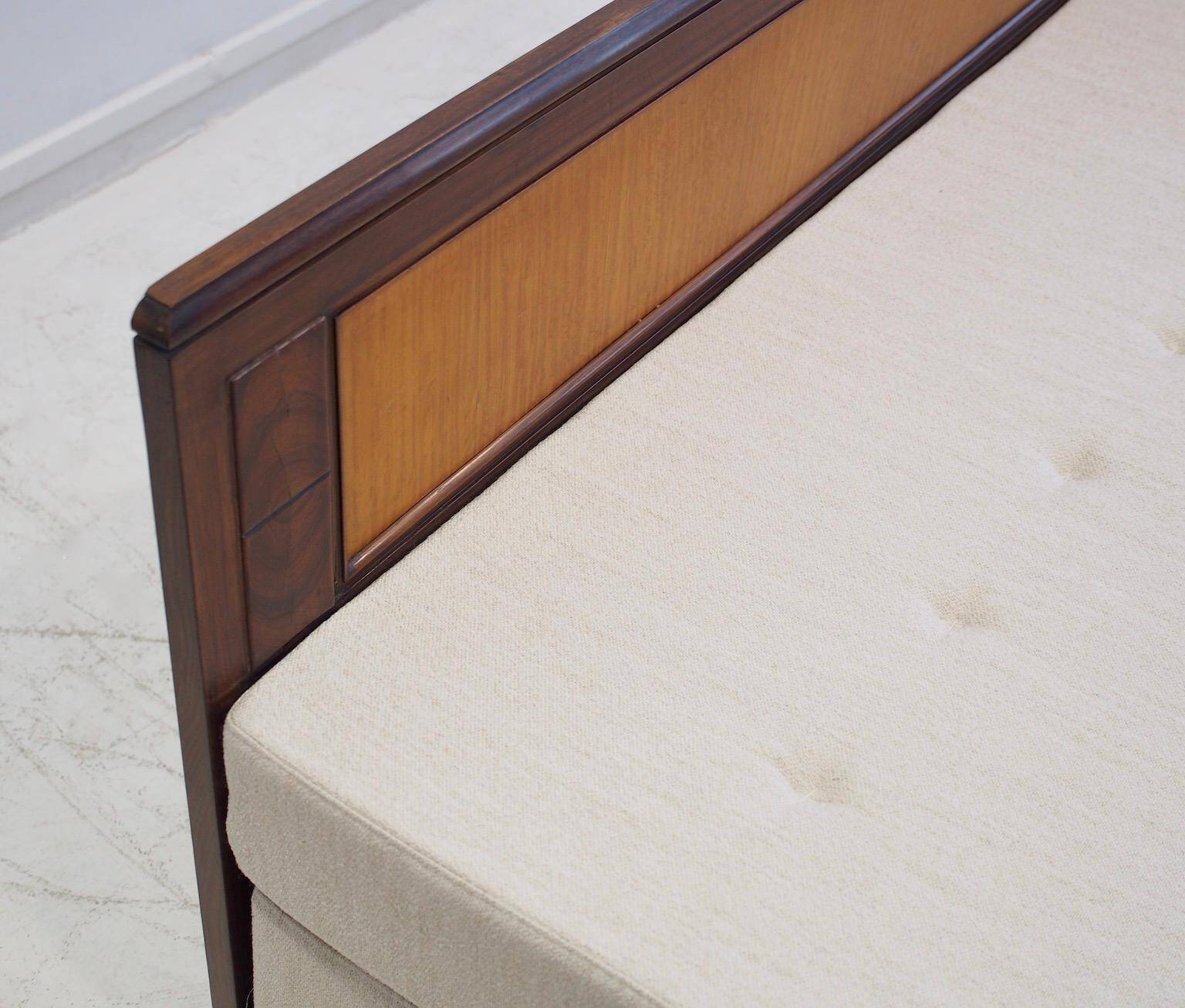 Mid-century meridian by Giuseppe Gibelli with bedside table.