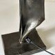 Vintage 60s metal brutalist lamp