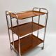 Rare Bremshey Gerlinol Dinett dessert trolley with 3 shelves - 1970
