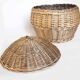 Extra large rattan potato basket