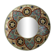 Assiette thoune faience suisse emaux  decor paysage debut 20 eme