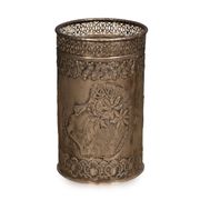 Antique Art Deco Silver Plated Waste Paper Bin c.1920