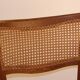 Vintage wooden armchair and canning 1950