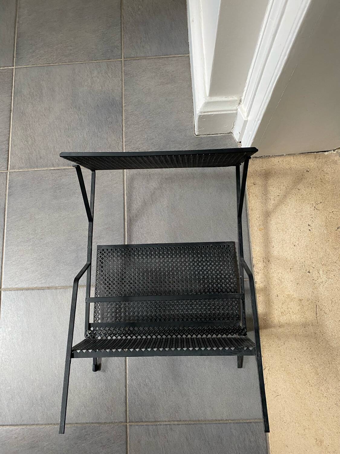 Mathieu Matégot style magazine rack