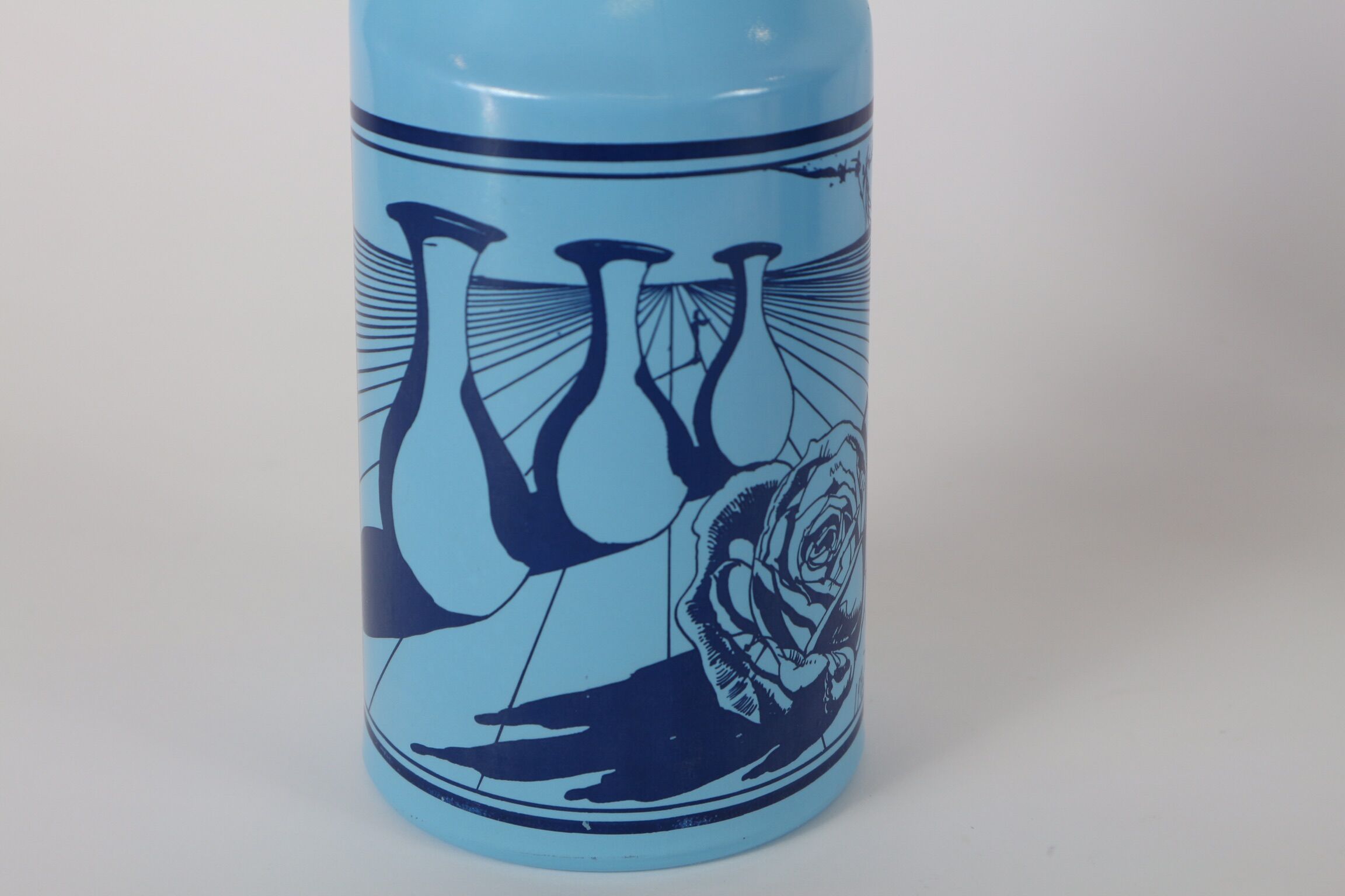 three blue bottles by Salvador Dali for Rosso Antico