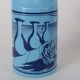 three blue bottles by Salvador Dali for Rosso Antico